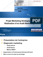 Projet Marketing Stratégique Réalisation D'un Audit Marketing