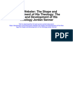 John Webster The Shape and Development of His Theology The Shape and Development of His Theology Jordan Senner Full Chapter PDF Scribd
