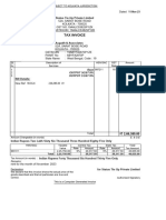 Tax Invoice: 11-Nov-23 Status Tie-Up Private Limited