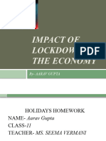Impact of Lockdown On The Economy