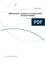 Mathematics Formula Booklet