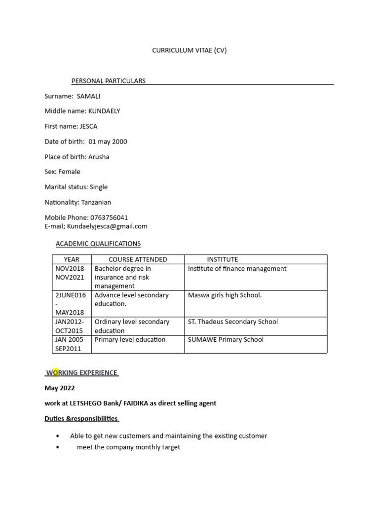 jesca-cv-pdf-career-growth