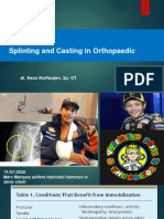 Splinting and Casting in Orthopaedic
