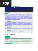 SQL Tutorial