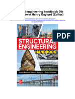 Download Structural Engineering Handbook 5Th Edition Edwin Henry Gaylord Editor full chapter pdf scribd