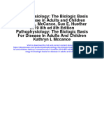 Download Pathophysiology The Biologic Basis For Disease In Adults And Children Kathryn L Mccance Sue E Huether 2019 8Th Ed 8Th Edition Pathophysiology The Biologic Basis For Disease In Adults And Children full chapter pdf scribd