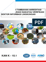 3. KAN K-10.01 Rev.1 Persyaratan Tambahan Akreditasi LVV Sektor Informasi Lingkungan