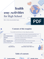 World Health Day Activities For High School by Slidesgo