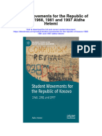 Download Student Movements For The Republic Of Kosovo 1968 1981 And 1997 Atdhe Hetemi full chapter pdf scribd
