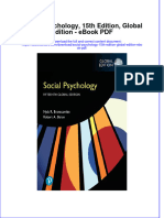 Dwnload Full Social Psychology 15Th Edition Global Edition PDF