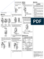 Instruction Manual: Flat Attachment For DP-100-M Type