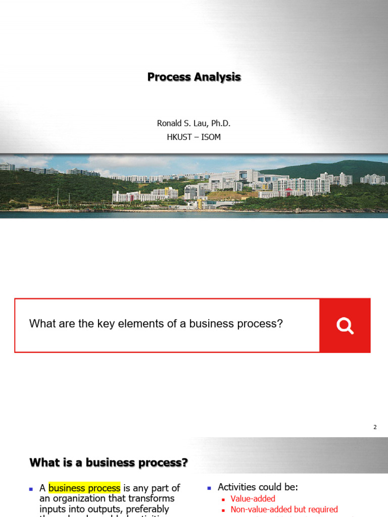 01-Process Analysis | PDF | Economies | Business