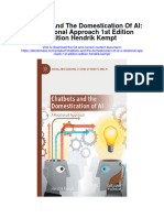 Download Chatbots And The Domestication Of Ai A Relational Approach 1St Edition Edition Hendrik Kempt full chapter pdf scribd