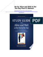 Study Guide For Alive and Well at The End of The Day Paul D Balmert Full Chapter PDF Scribd