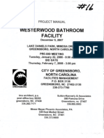 Westerwood Bathroom Facility - Specs