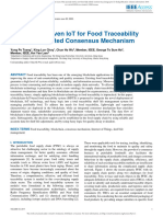 Blockchain-Driven Iot For Food Traceability With An Integrated Consensus Mechanism