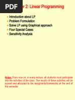 Chapter 2st - LP - Graphical Method