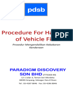 Procedure For Handling of Vehicle Fire