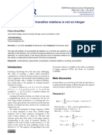 Why The Number of Transitive Relations Is Not An Integerpolynomial