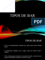 1 - Tipos de Bar