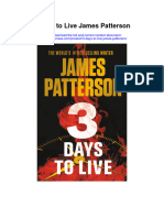 3 Days To Live James Patterson Full Chapter PDF Scribd