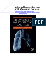 3D Lung Models For Regenerating Lung Tissue Gunilla Westergren Thorsson Full Chapter PDF Scribd