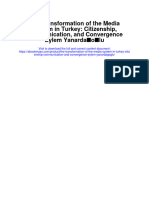 The Transformation of The Media System in Turkey Citizenship Communication and Convergence Eylem Yanardagoglu Full Chapter PDF Scribd