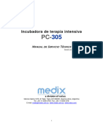 Medix Natus PC-305 Infant Incubator - Service Manual (Es)