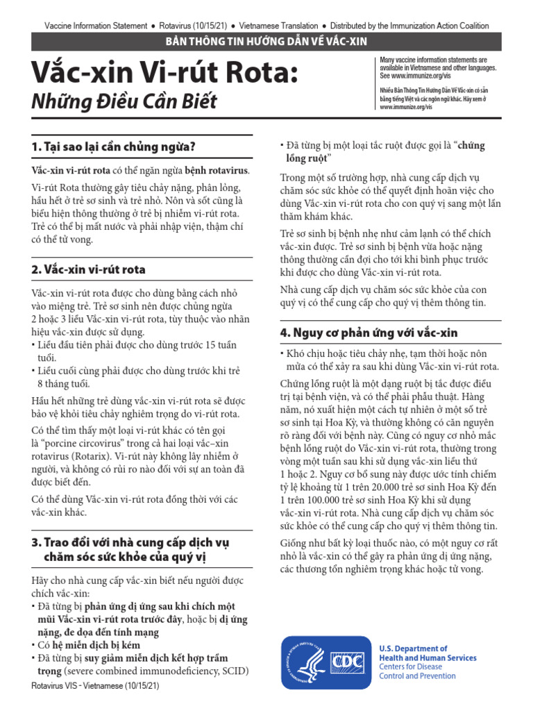 Vietnamese Rotavirus | PDF