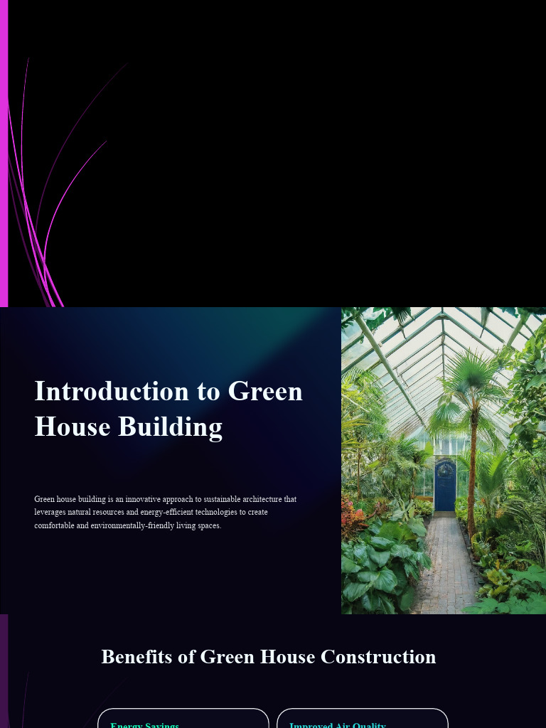 Sustainable Green House Building Guide | PDF | Renewable Energy ...