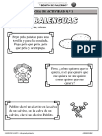 Fichas de Actividades - Semana 9 - I Bimestre