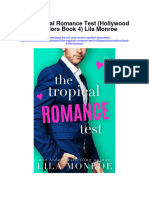 The Tropical Romance Test Hollywood Bachelors Book 4 Lila Monroe Full Chapter PDF Scribd