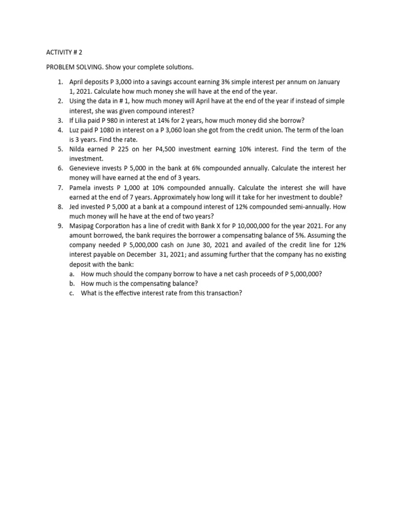 Activity 2 | PDF