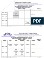 EDT-FASEG de La Semaine Du 06 Décembre