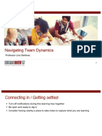Navigating Team Dynamics - Davis Center For Leadership - Session 3