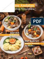 Daftar Menu Sepiring Nusantara