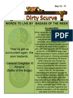 #25 The Dirty Scurve (Sep 12 - 17)
