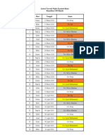 Jadwal Tarawih Majlis Ziyadatul Khair