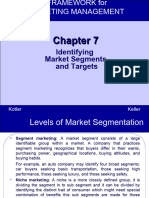 Market Segmentation & Targeting