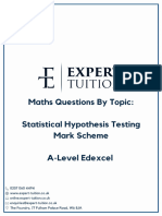 Statistical Hypothesis Testing MS