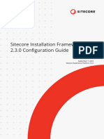 Sitecore Installation Framework Configuration Guide-2.3.0