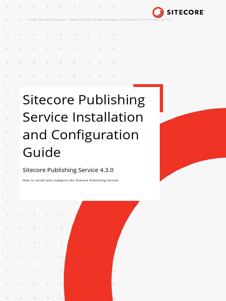 PublishingService Installation and Configuration Guide 4.3 | PDF ...