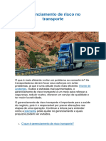 Gerenciamento de Riscos em Transportes Apostila02