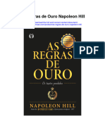 As Regras de Ouro Napoleon Hill Full Chapter PDF Scribd