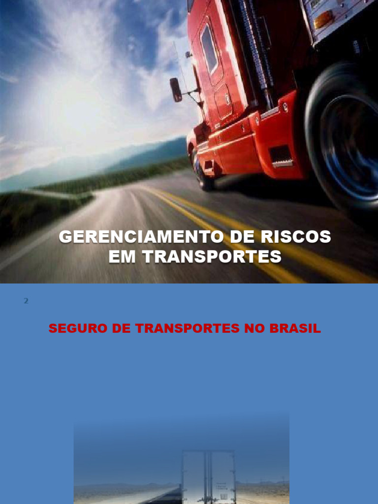 Gerenciamento de Riscos no Transporte de Cargas | PDF | Planejamento ...