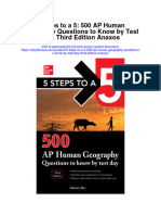 Download 5 Steps To A 5 500 Ap Human Geography Questions To Know By Test Day Third Edition Anaxos full chapter pdf scribd
