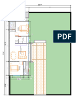 Simple Floor Plan of Vacation House 