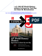 5 Steps To A 5 500 Ap World History Modern Questions To Know by Test Day 3Rd Edition Sean M Mcmanamon Full Chapter