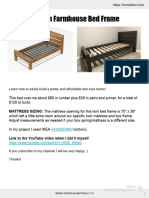 Modern Farmhouse Bed Frame