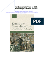 Download Kant And The Naturalistic Turn Of 18Th Century Philosophy Catherine Wilson full chapter